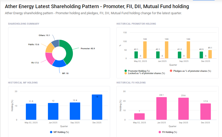 Ather Shareholding Pattern