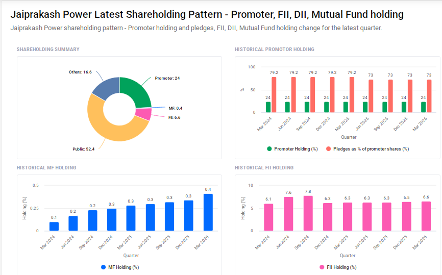 JP Power Shareholding Pattern