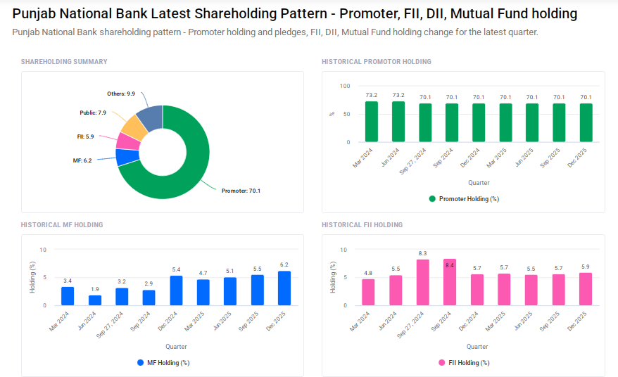 PNB Shareholding Pattern