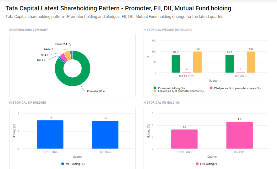 Tata Capital Shareholding Pattern