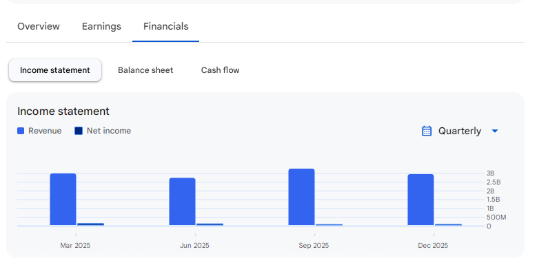 Income Statement Of Rama Steel