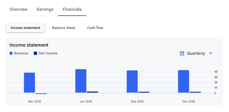Income Statement Of Salzer Electronics