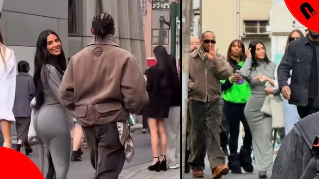 Kim Kardashian Spotted Cozy With Lewis Hamilton in Tokyo - Fans React!