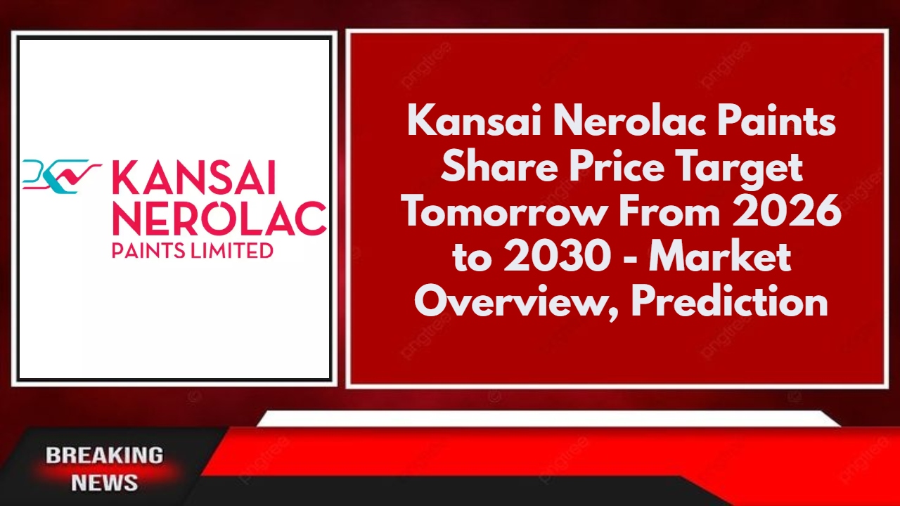 Kansai Nerolac Paints Share Price Target Tomorrow From 2026 to 2030 - Market Overview, Prediction